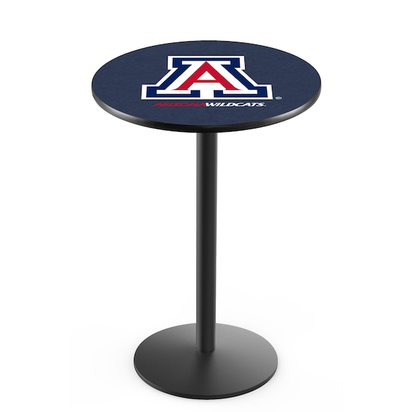42" Blk Wrinkle Arizona Pub Table